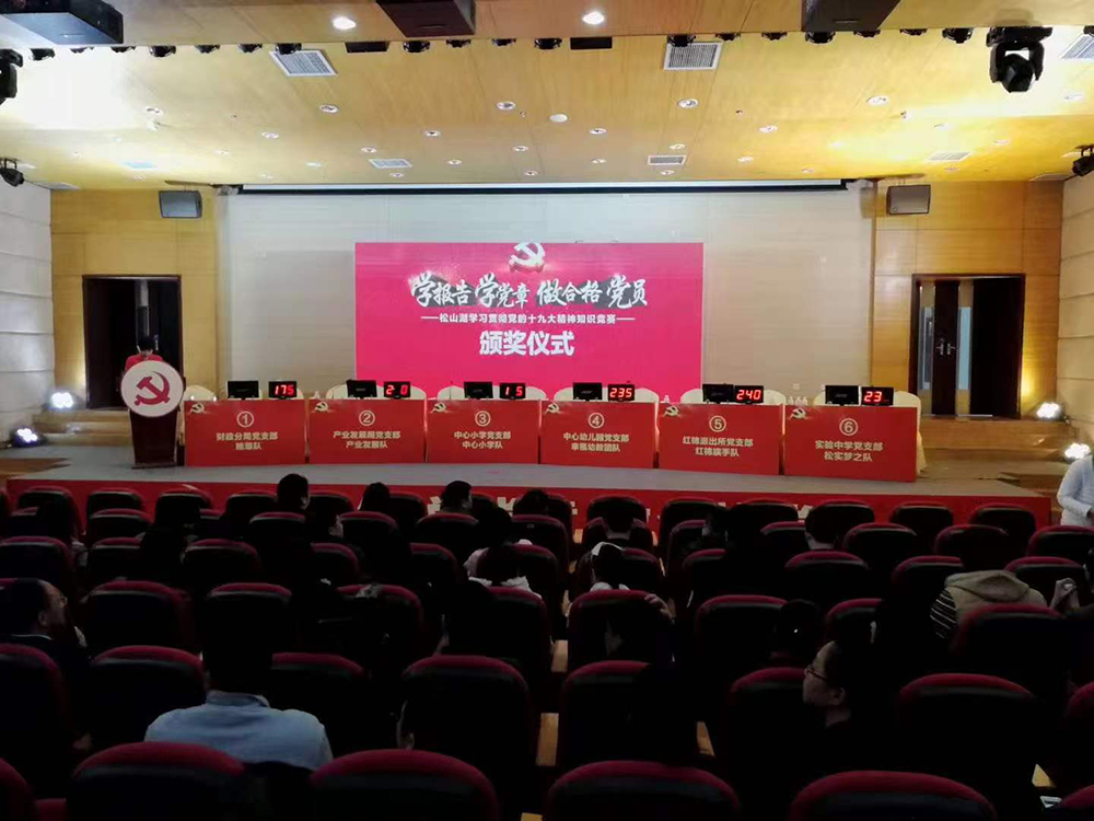 松山湖学习贯彻党的十九大精神知识竞赛
