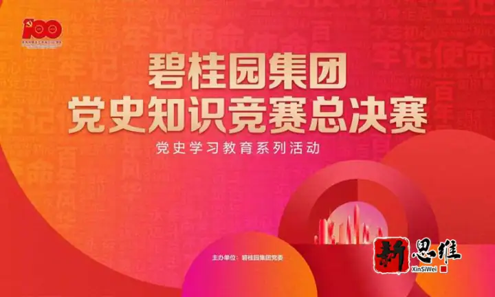 顺德知识竞赛服务商-党史竞赛主背景板