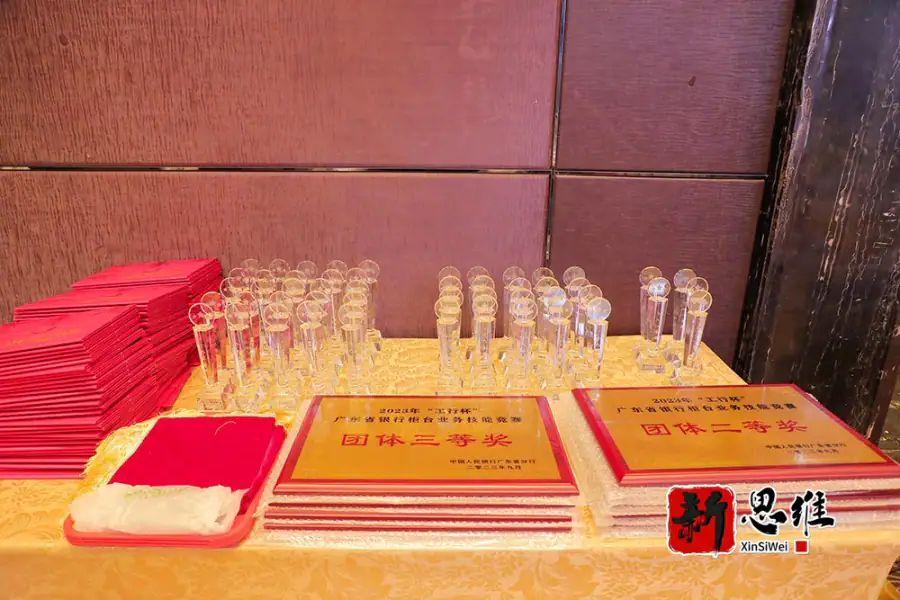 2023 工行杯银行竞赛 奖杯奖牌实拍