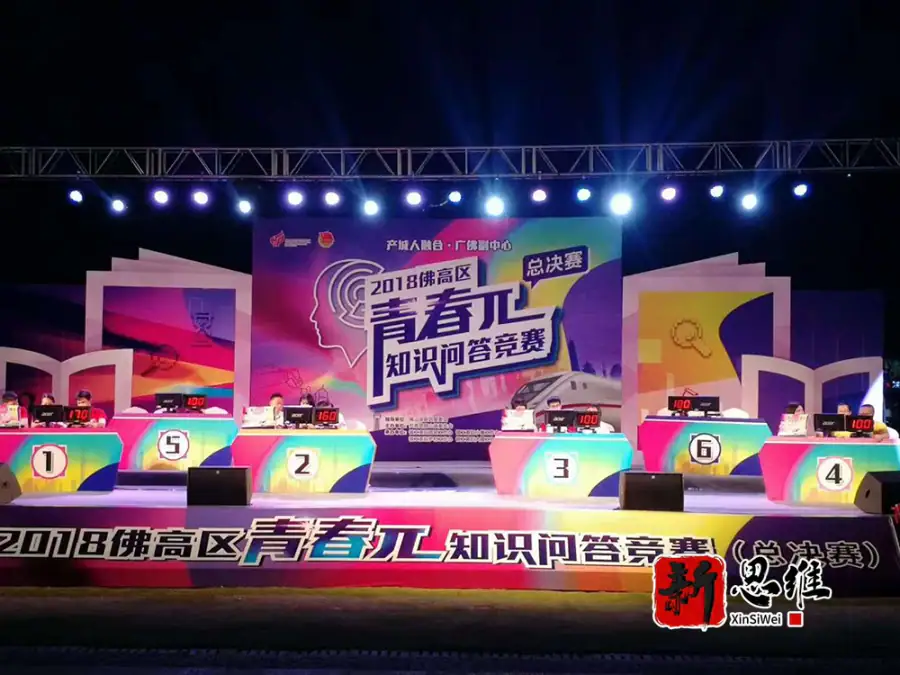 2018佛高区青春兀知识问答竞赛 - 广东政务赛事执行案例 - 知识竞赛抢答器计分器租赁